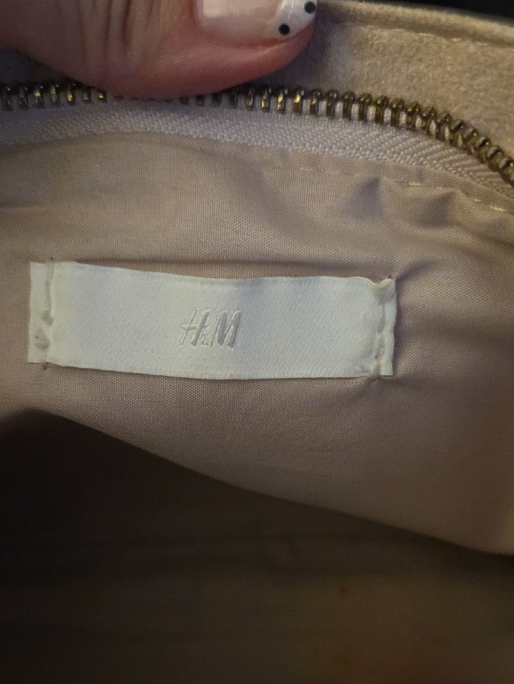 H&M Beige Snake-Print Crossbody Bag - Picture 8 of 9